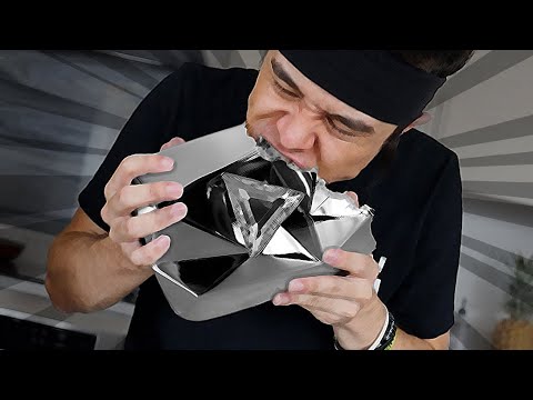 EATING my DIAMOND PLAY BUTTON!!! (in ~10 minutes)