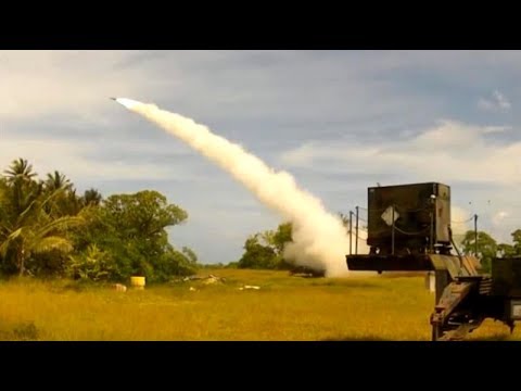 迎撃ミサイル試験　THAAD 発射及びPAC-3 目標に命中