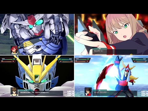 SRW Y: Attack Animations (20/5 Gameplay Demo)[スパロボY 戦闘アニメーションーション OG DYNAZENON WFM Wing Gundam Raideen]